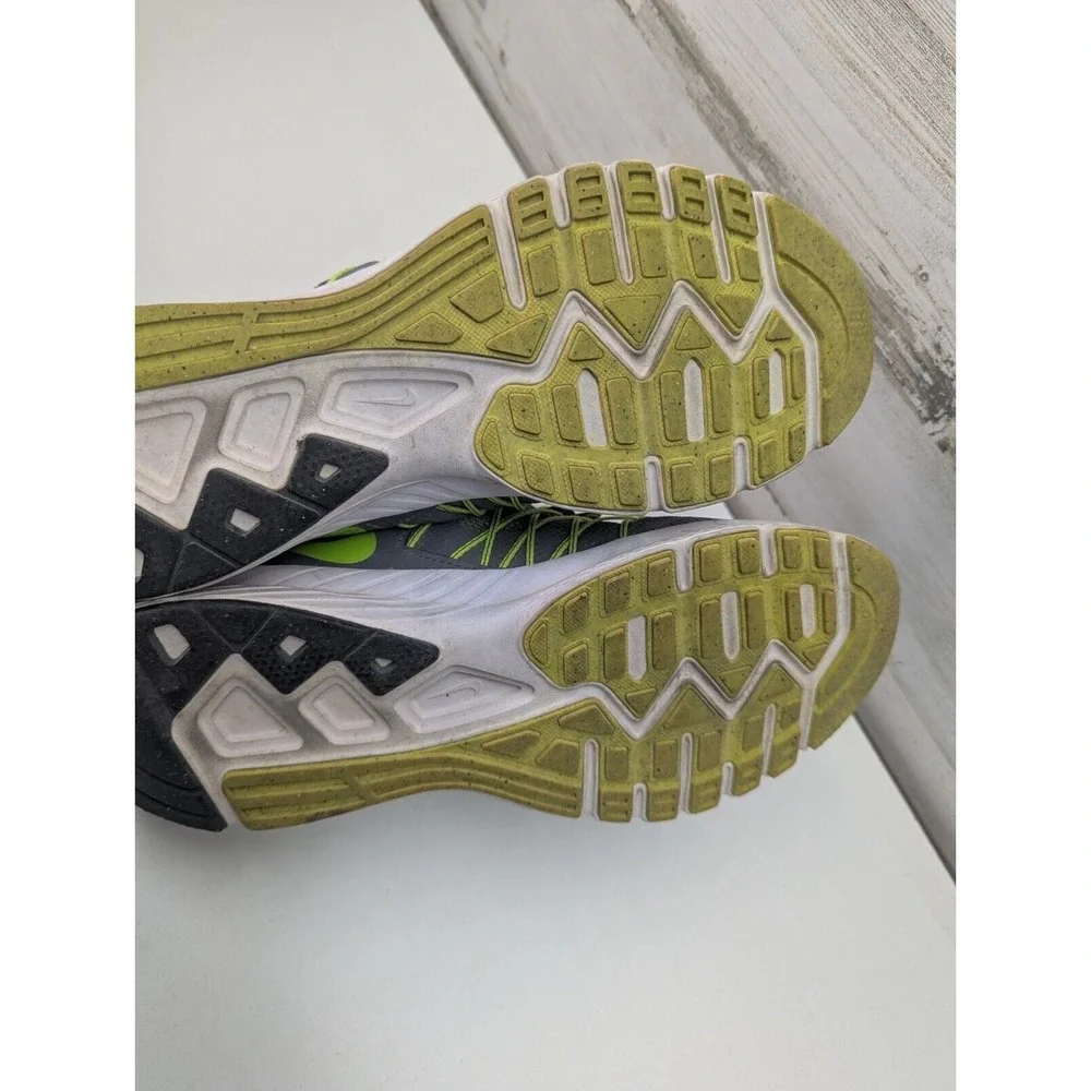 Nike Air Relentless 6 Mens Running Shoes Grey Volt Lime 843836-003 Size 9.5